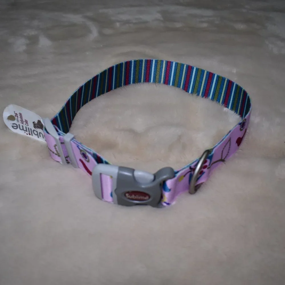 Sublime Pink Dog Collar- 18